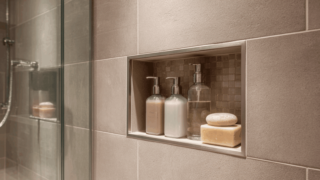 bathroom shower niche
