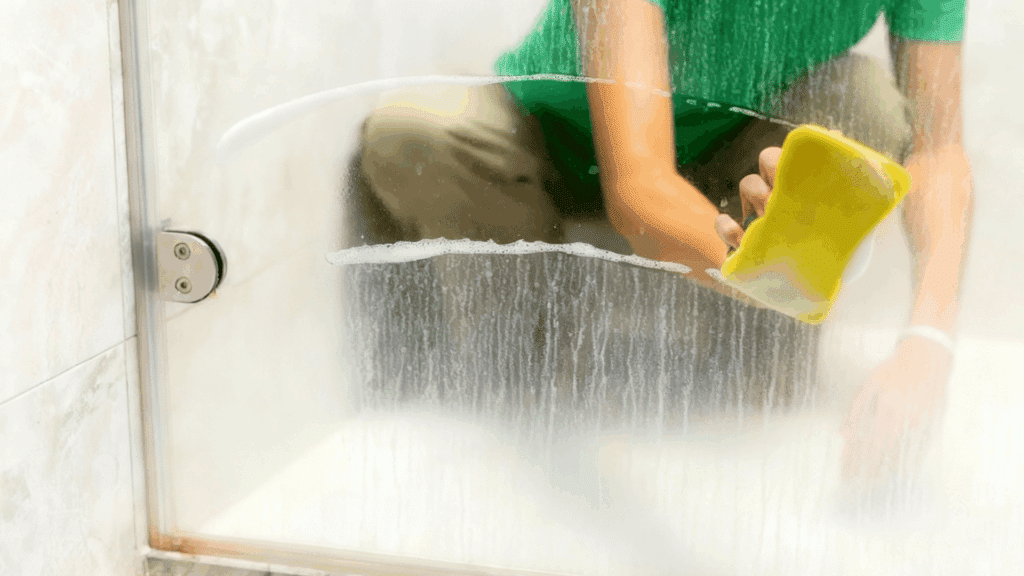 best way to clean shower glass,