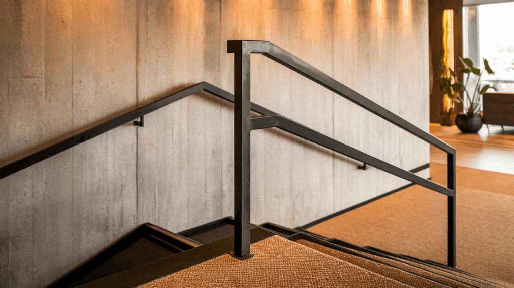 blackened steel Stair Railings