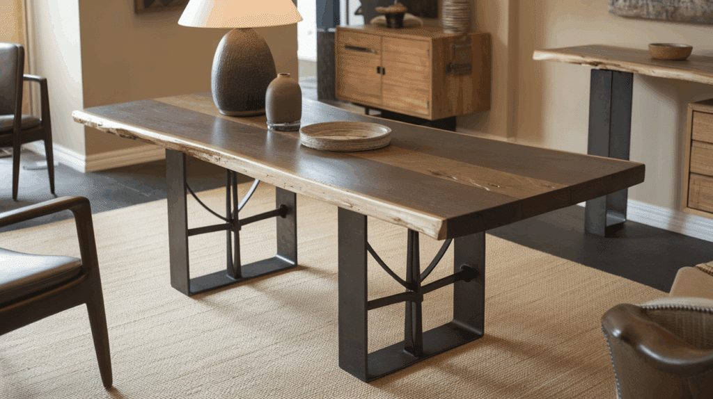 blackened steel finish Furniture Legs