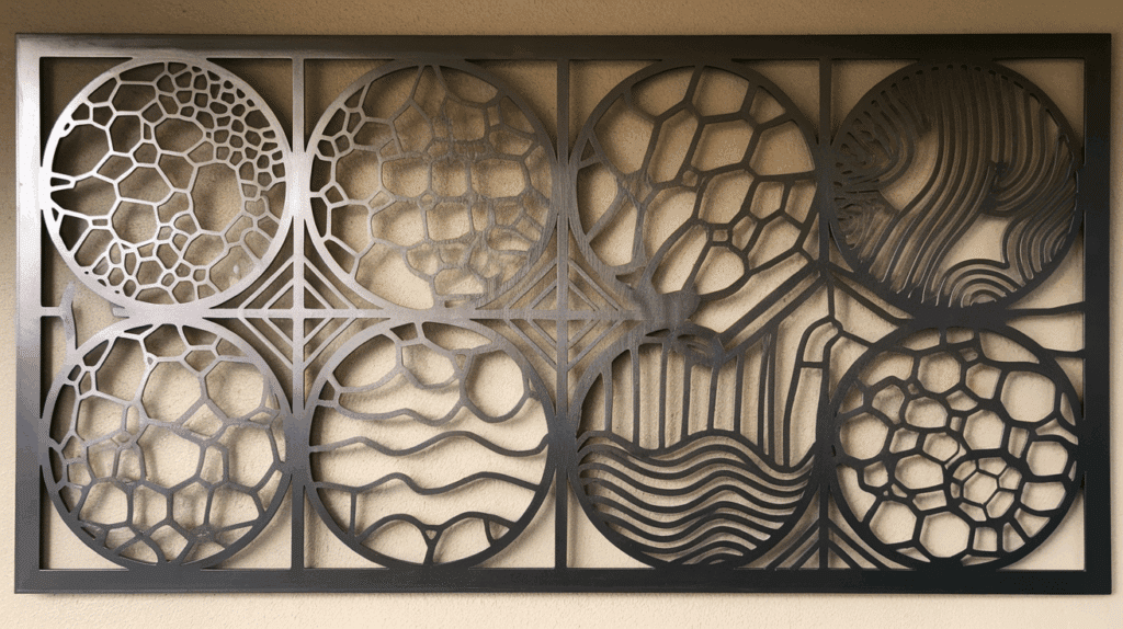 blackened steel finish Wall Art