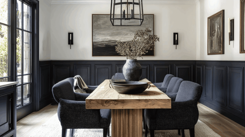 blend with wainscoting