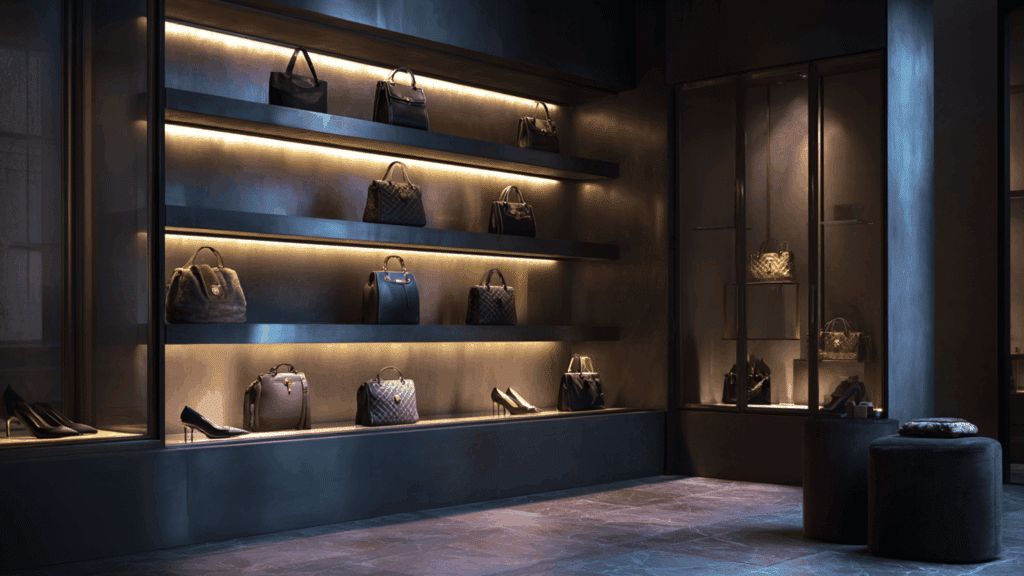 boutique display lighting