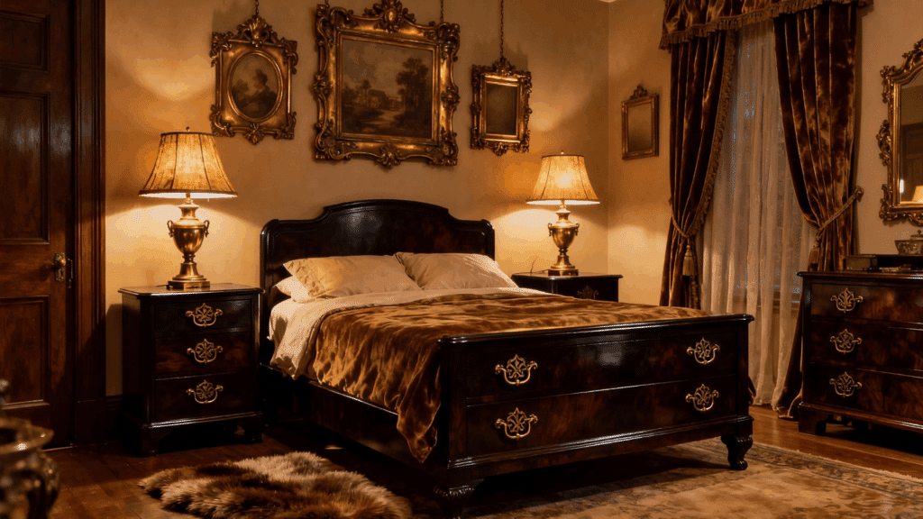 brass bronze accents