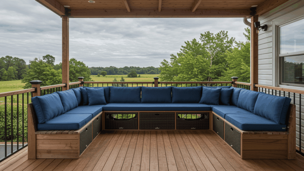 built in bench seating