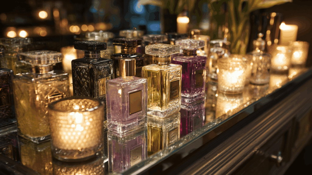 built in fragrance display