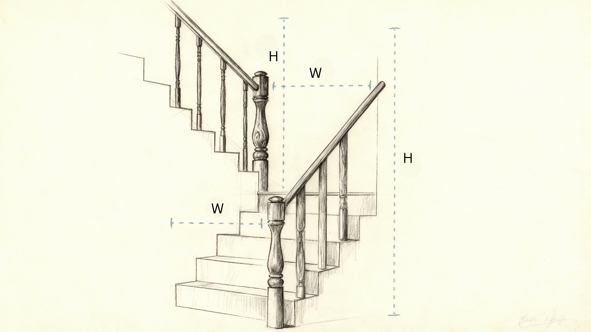 calculating stairway clearances