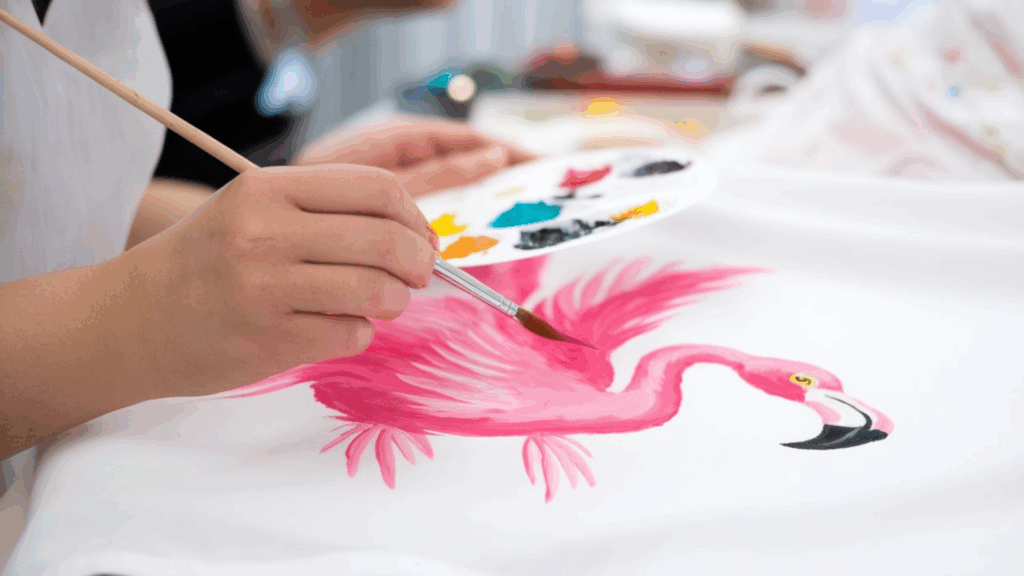 can you use acrylic paint on fabric