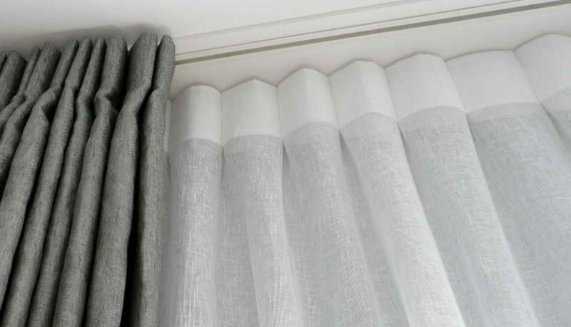 Layered Curtains- Bedroom Decoration Ideas Curtains