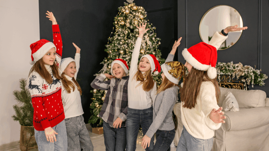 christmas games for kids featured image
