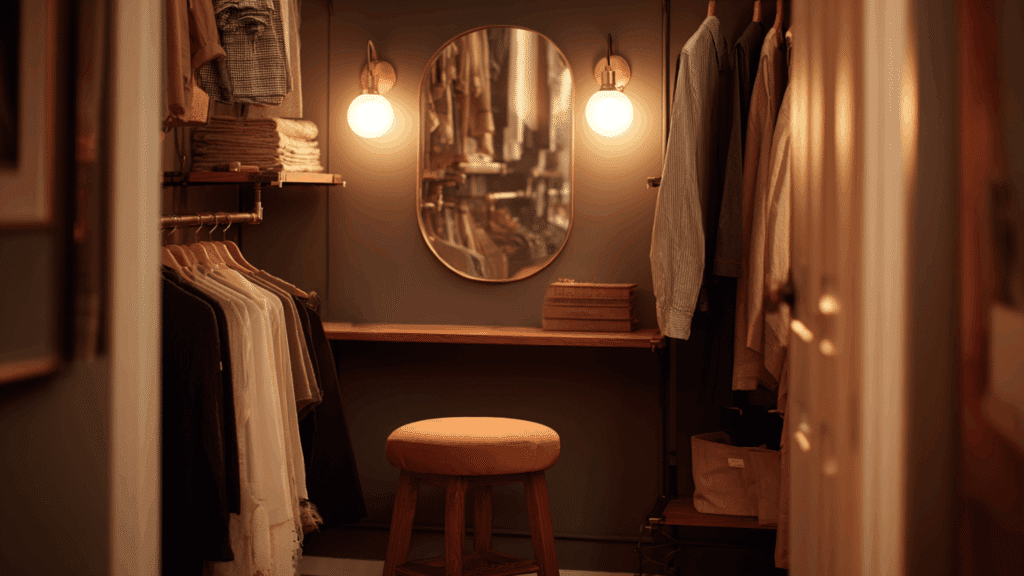 compact dressing zone