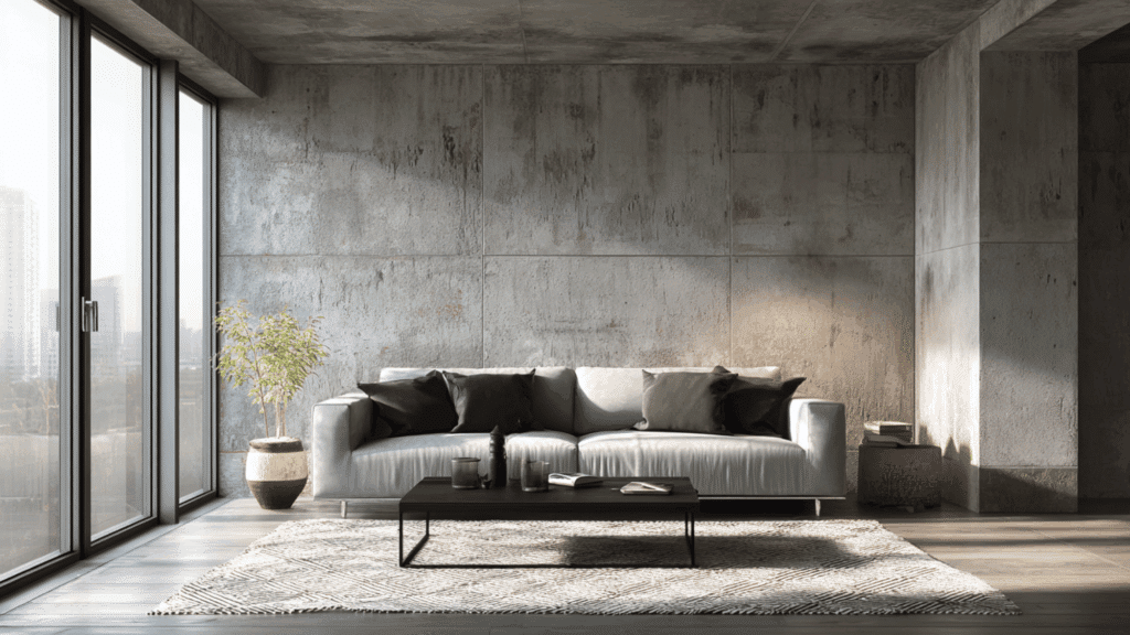 concrete statement walls