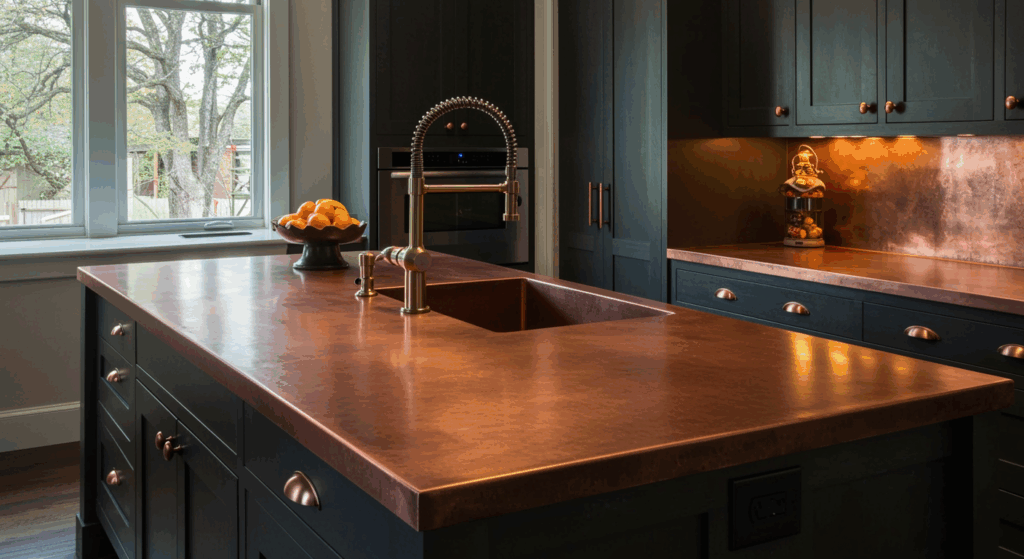 copper countertops