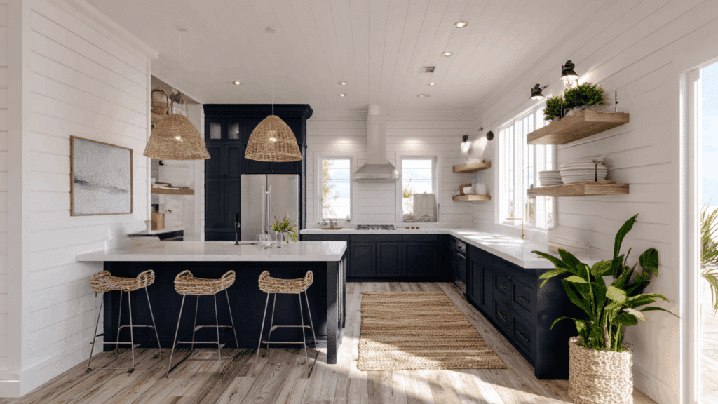 create a shiplap look