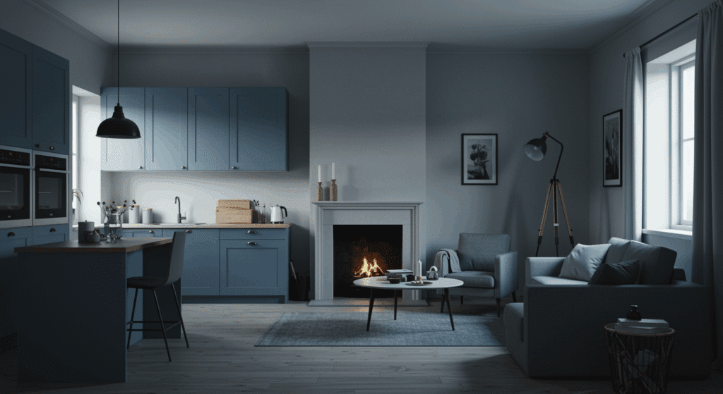 create symmetry for visual calm