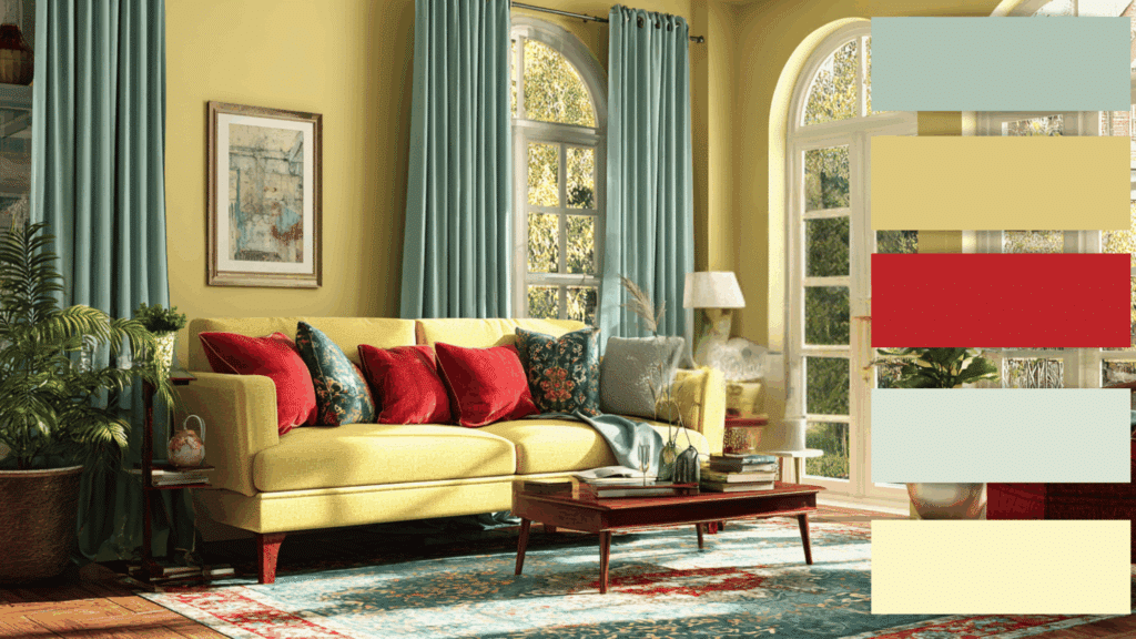 crimson lime soft green