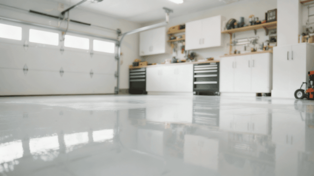 diy epoxy garage floor garage makeover