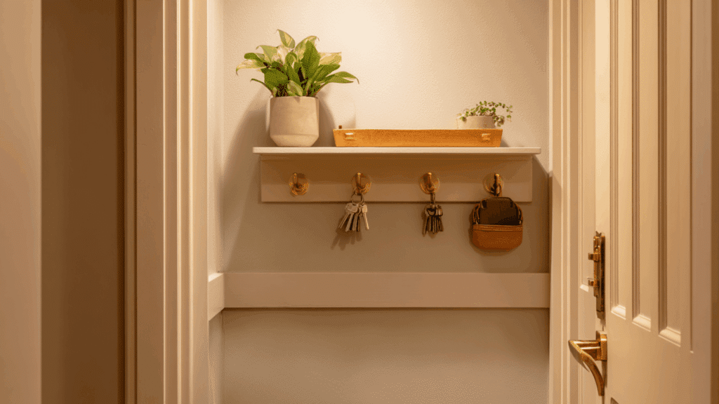 entryway drop zone niche