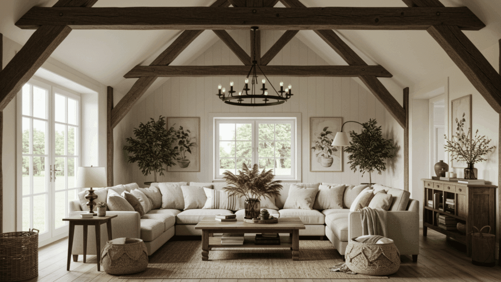 exposed ceilings beams