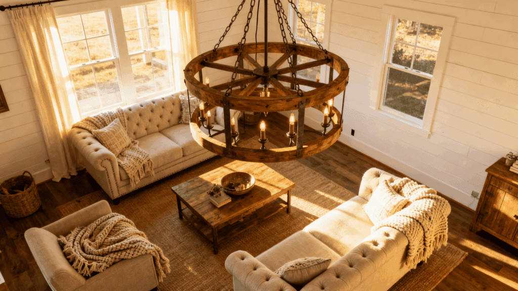 farmhouse chandelier