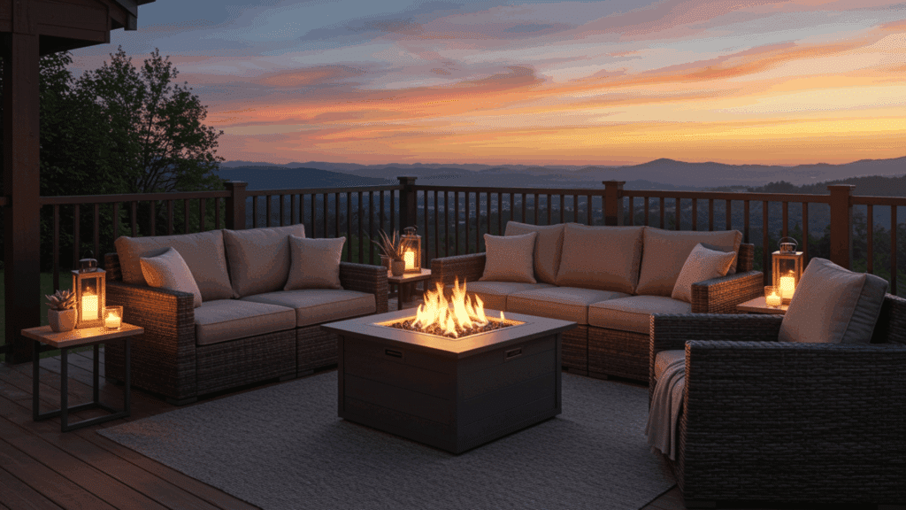 fire pit centerpiece