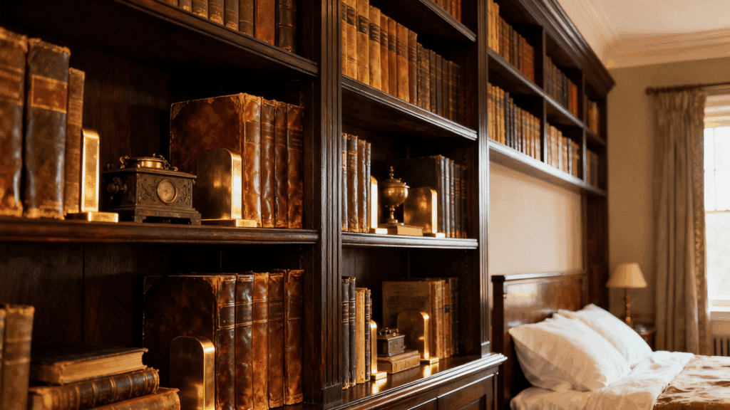 floor ceiling bookshelves