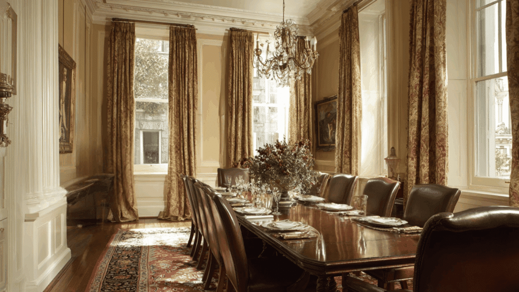 formal dining table height