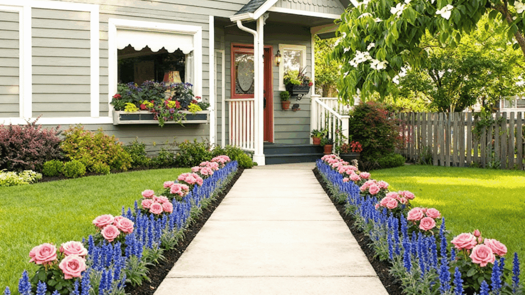 fragrant flower border