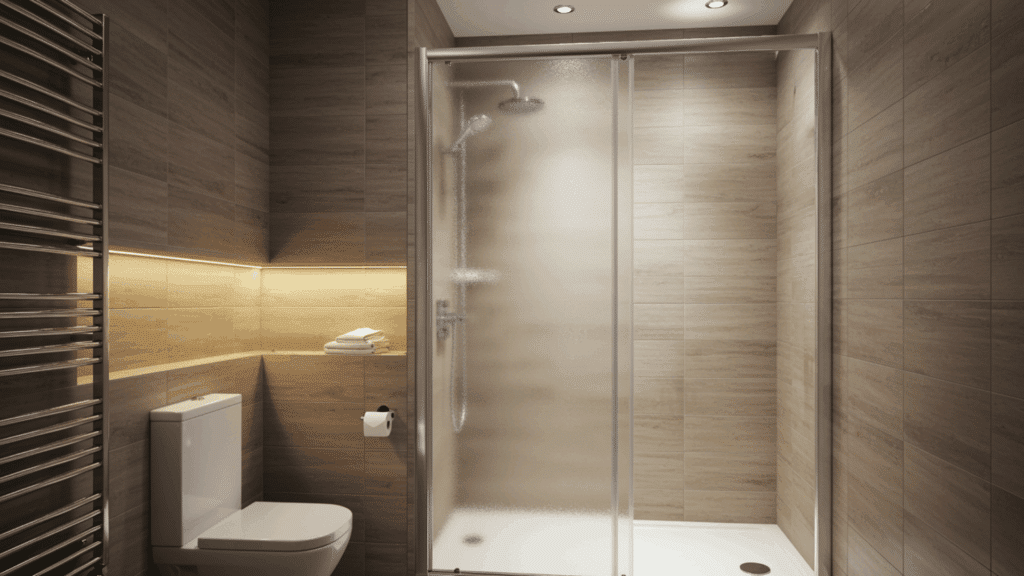 frosted glass privacy panel