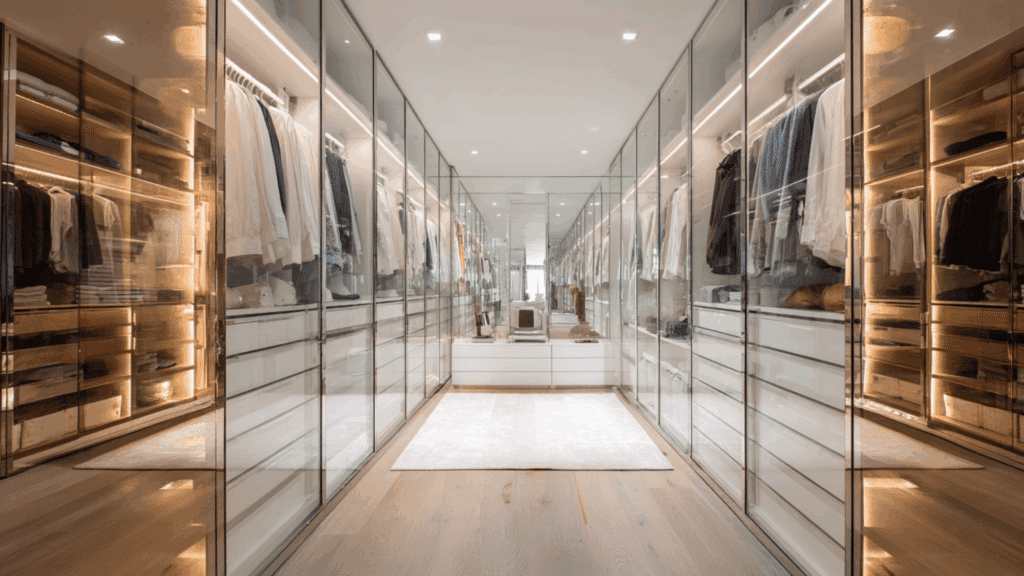 full length mirror wall