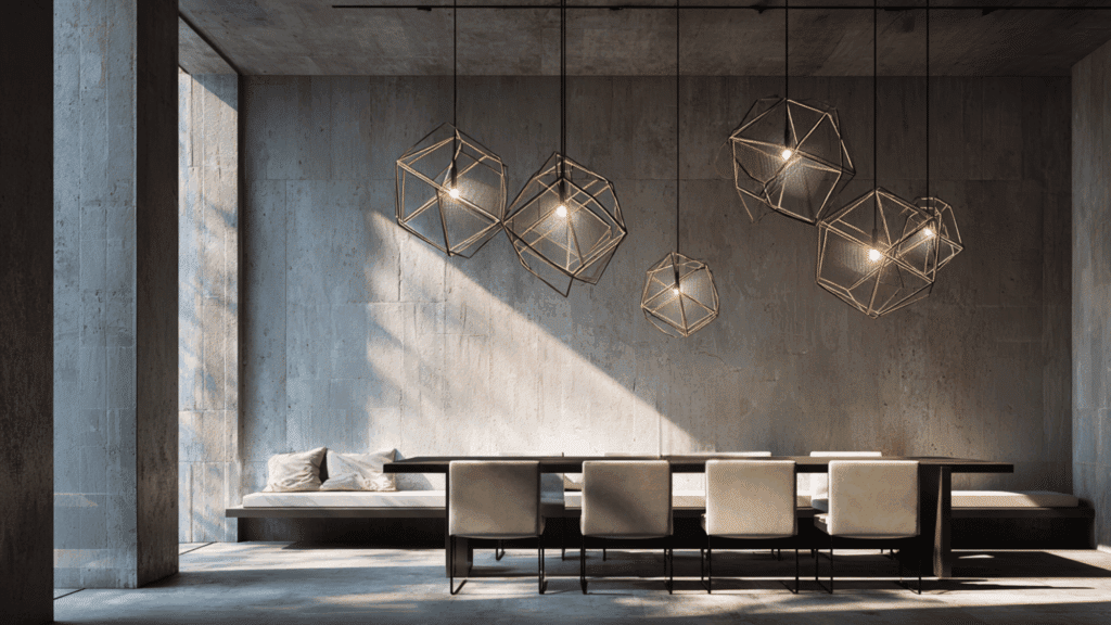 geometric lighting fixtures