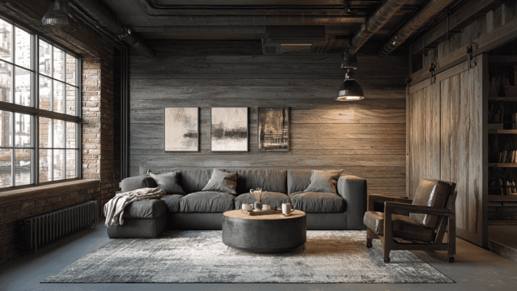 go industrial with gray wash