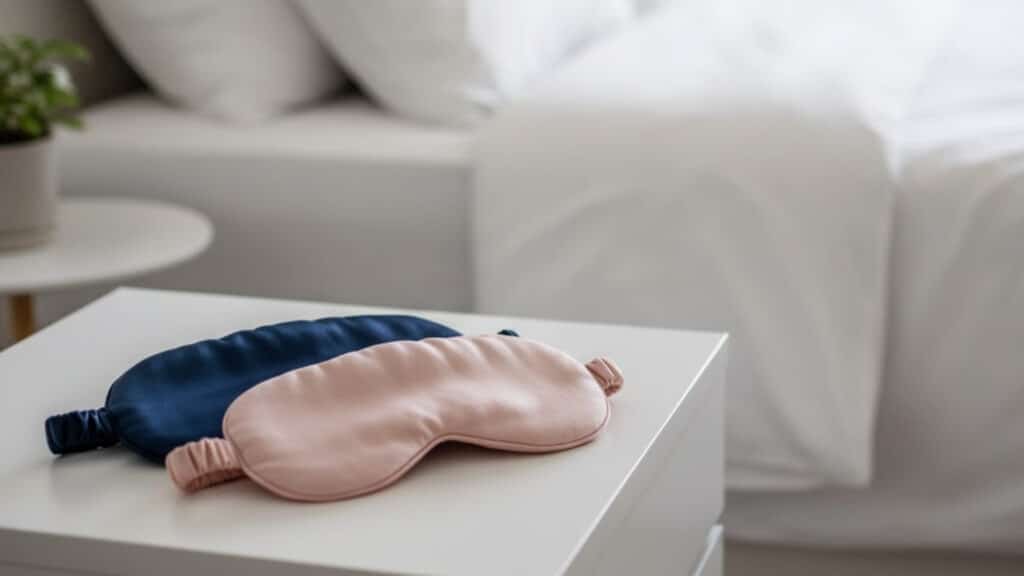 handmade silk or cotton sleep masks