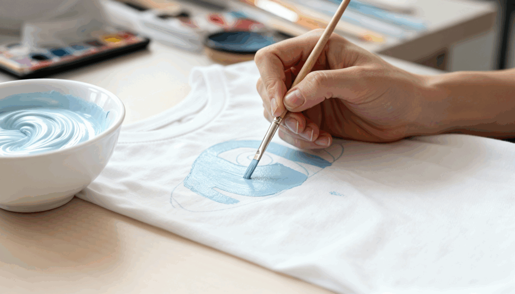 how to use or apply fabric paint