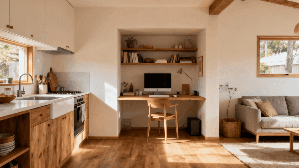 incorporate built in storage solutions