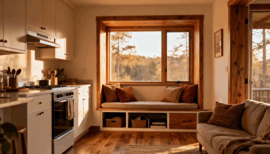 install a window seat with storage