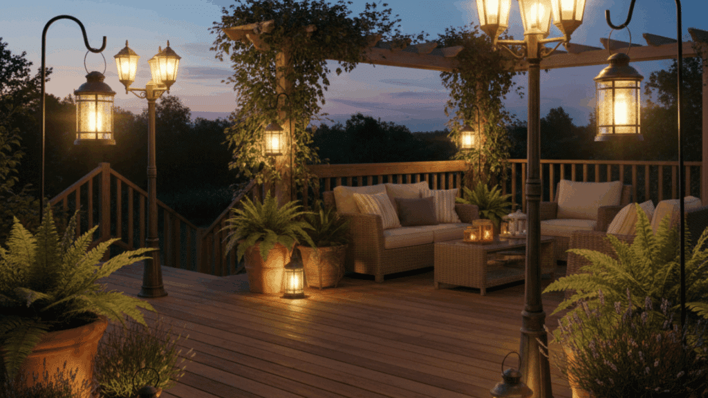 lantern post lighting