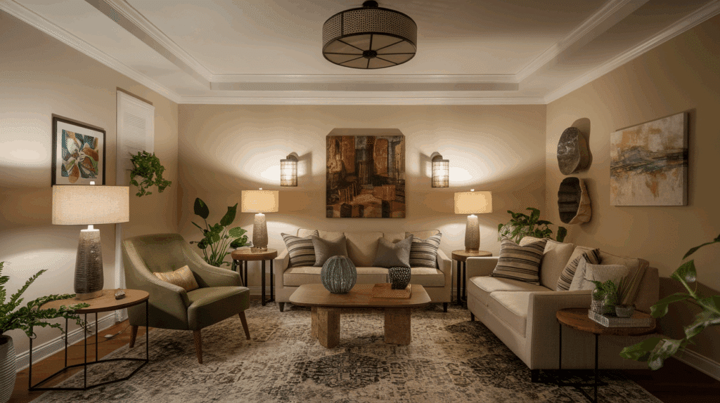 layer different light sources