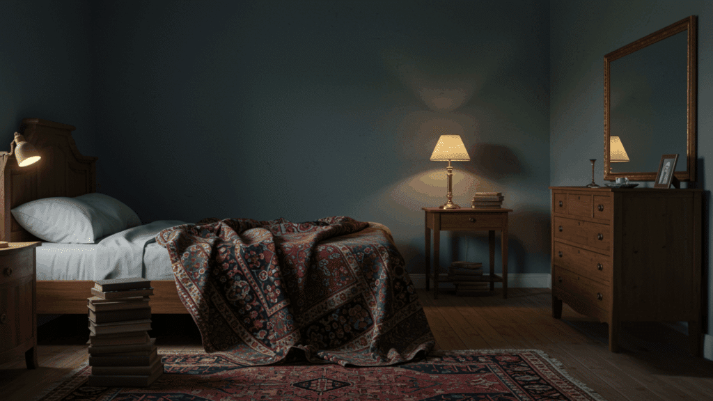 layered oriental rugs