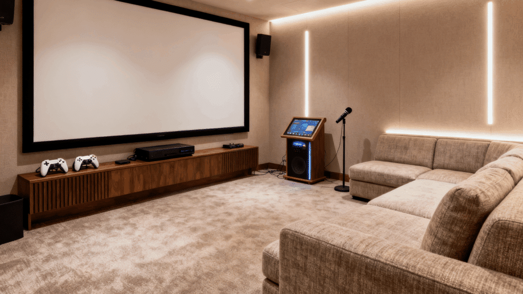 multifunction media room