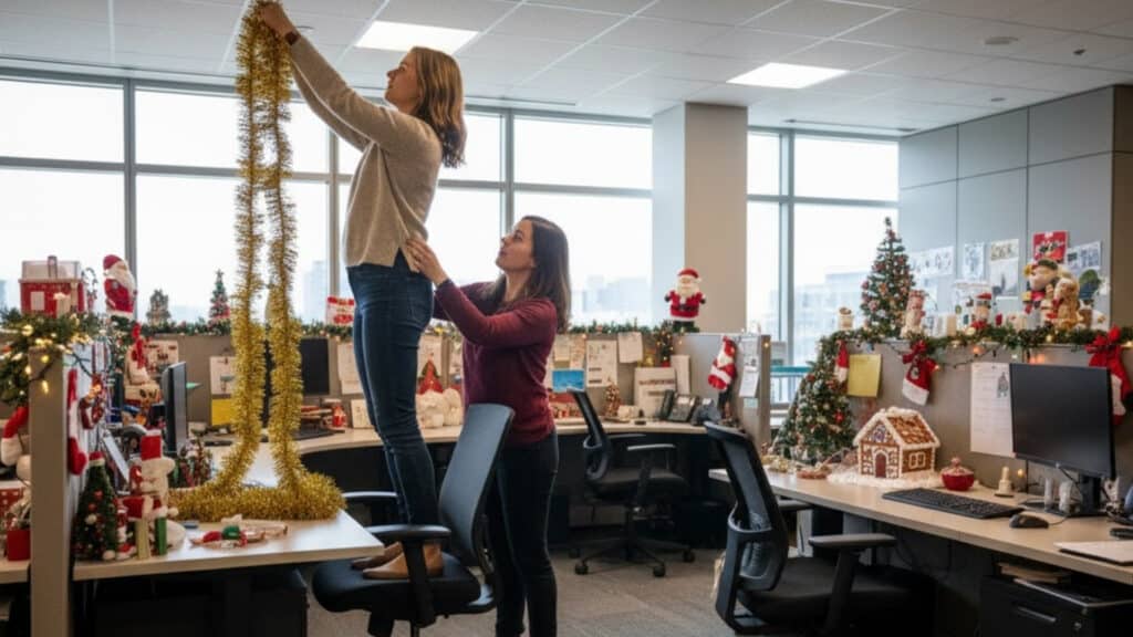 office desk decoration duel