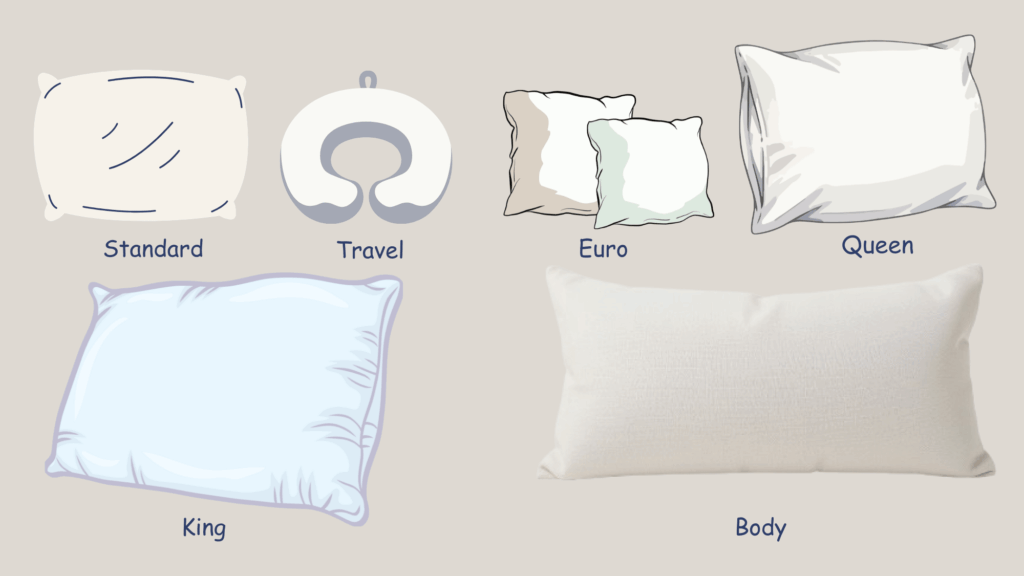 Other Different Pillow Sizes and Their Benefits