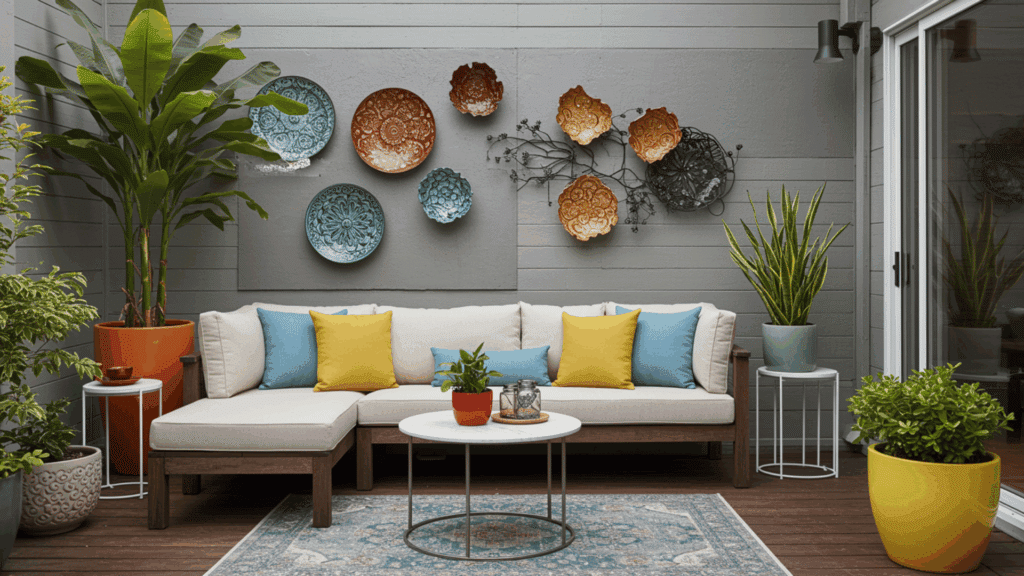 outdoor artwork display