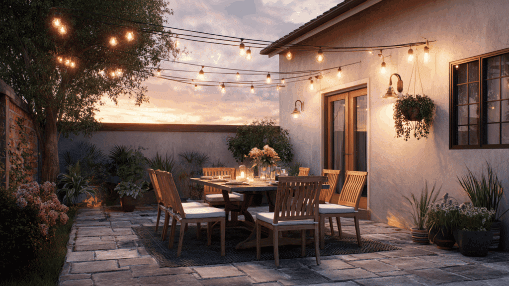 outdoor table height