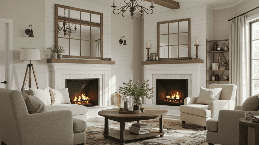 oversized wall mirror