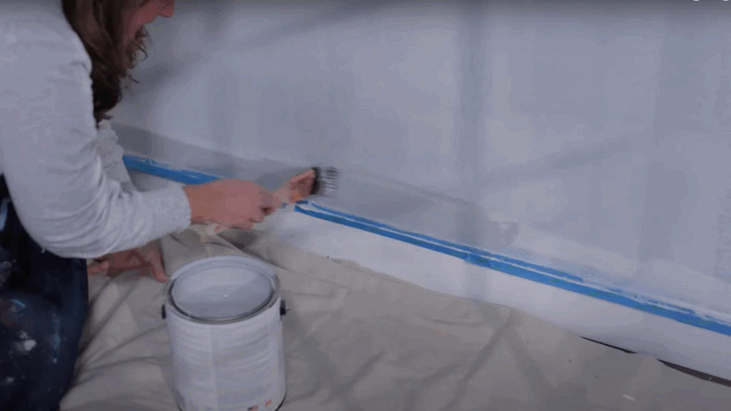 paint over dark wall trim