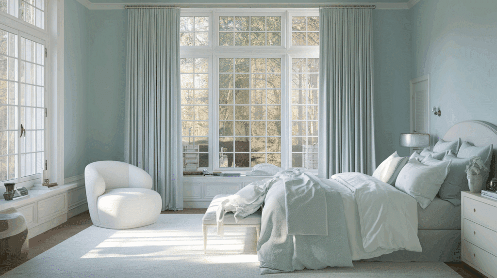 pale blue paint color