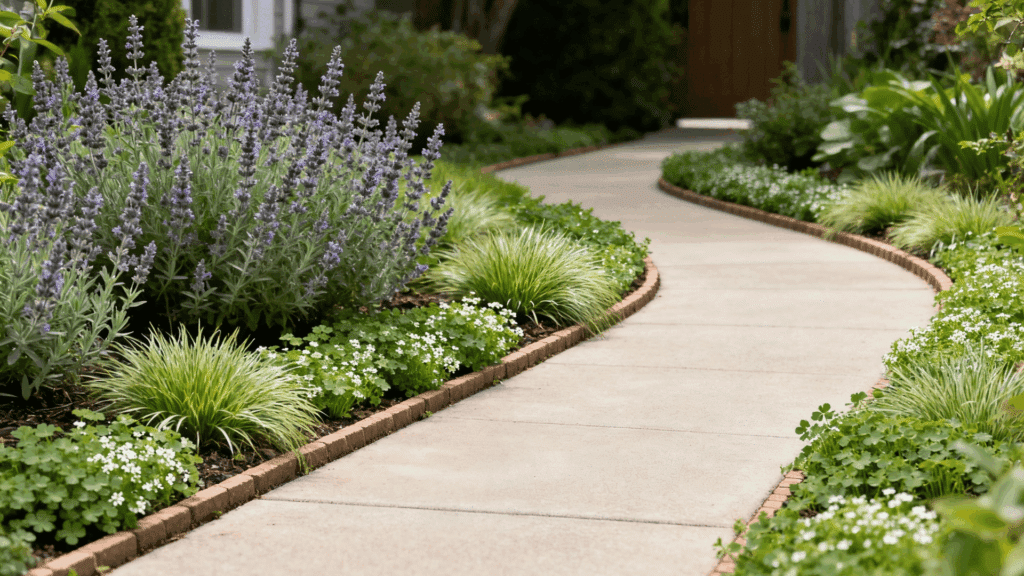 pathway border gardens