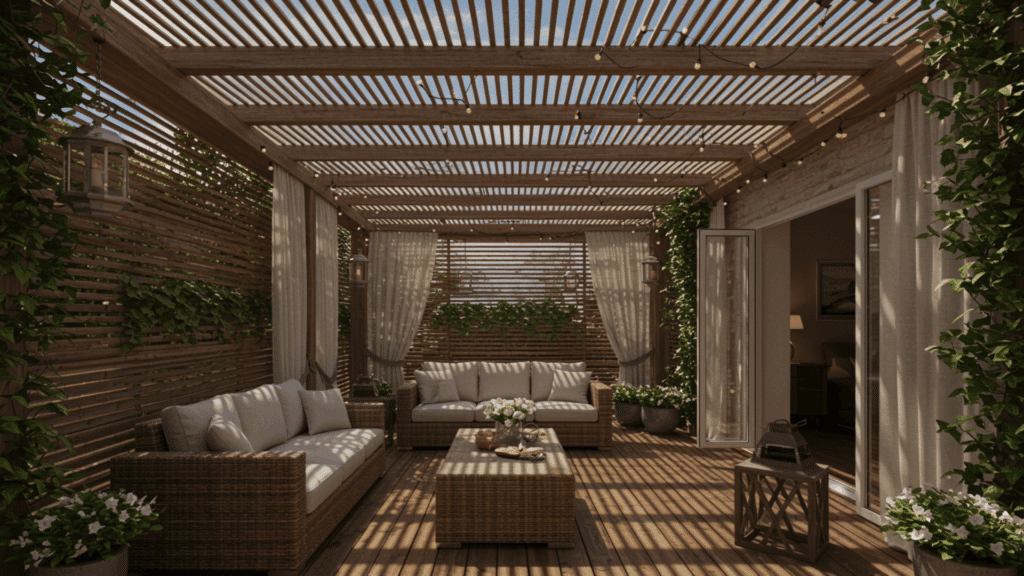 pergola overhead structure