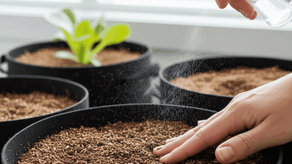 plant lettuce seeds correctly for fast germination